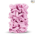 Satin Scrunchies for Women – 8PCS Pink Silk Hair Ties – No Crease, Frizz-Free, Gentle Elastic Hair Bands for Thick & Thin Hair, Soft & Stylish Hair Accessories Gifts