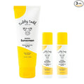 Tubby Todd Face and Body Mineral Sunscreen Kit for Baby, Toddler and Kids - Sunscreen 4 Fl Oz and Sunstick 0.5 Oz Duo Bundle - Fragrance-Free