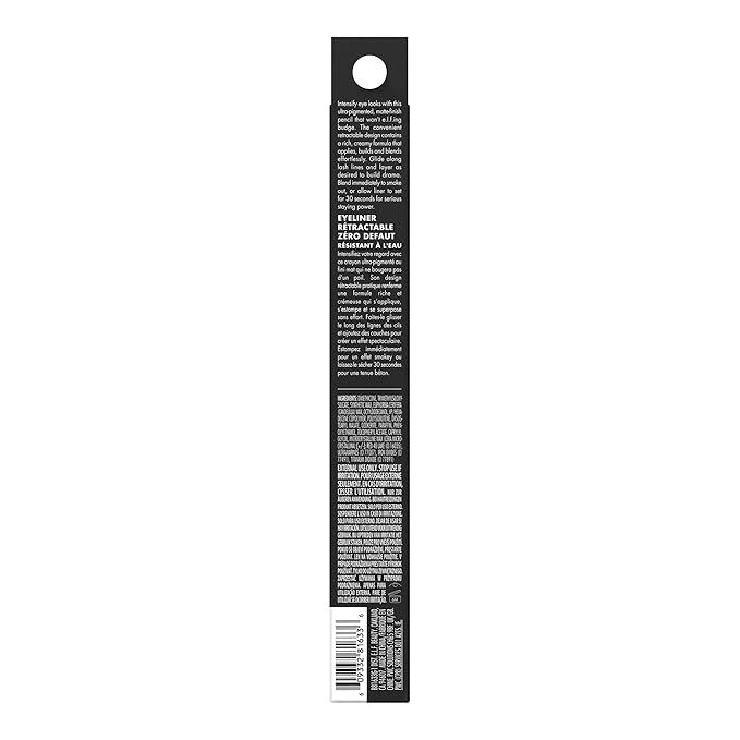 e.l.f. No Budge Retractable Eyeliner, Creamy, Ultra-Pigmented & Waterproof, Creates Bold & Defined Lines, Vegan & Cruelty-Free, Ruby
