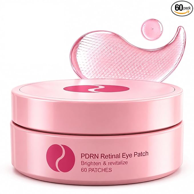 Under Eye Patches Revive Under Eye Patch Retinal Eye Patches for Women and Men eye patche for puffy eyes and dark circles Puffy Eyes Undereye Bags Birthday Gifts for Women Travel Essentials- (60 PC)