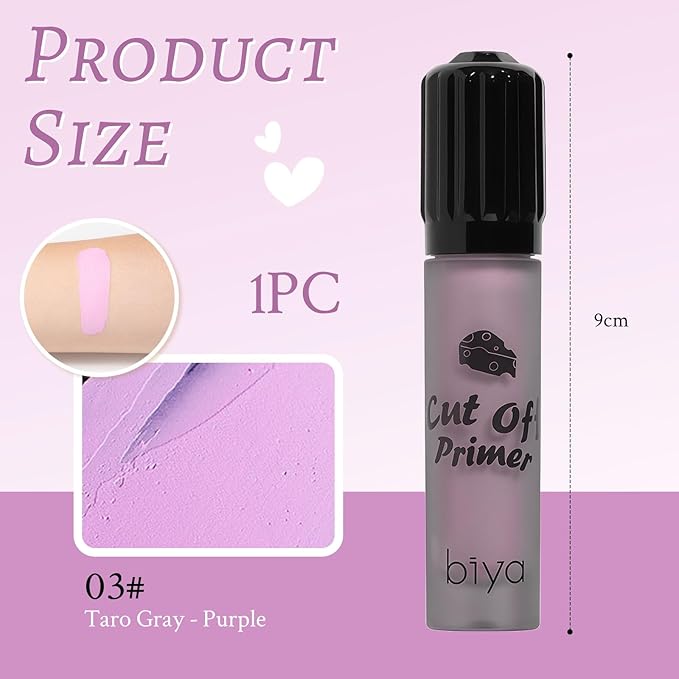 Liquid Eyeshadow, Long-Lasting Matte/Pearlescent eyeshadow, Cut Crease Eyeshadow Gel, High-Pigmented for Bold Eye Makeup, for day-to-night transitions (Mauve Purple, Matte)
