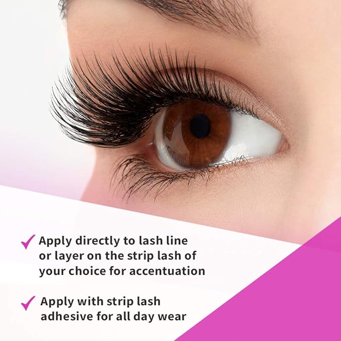 Ardell Double Up Trio Individual Lashes, Long Black - DIY Lash Clusters, Cluster Eyelash Extensions, Customizable Lash Extension, 4 Pack