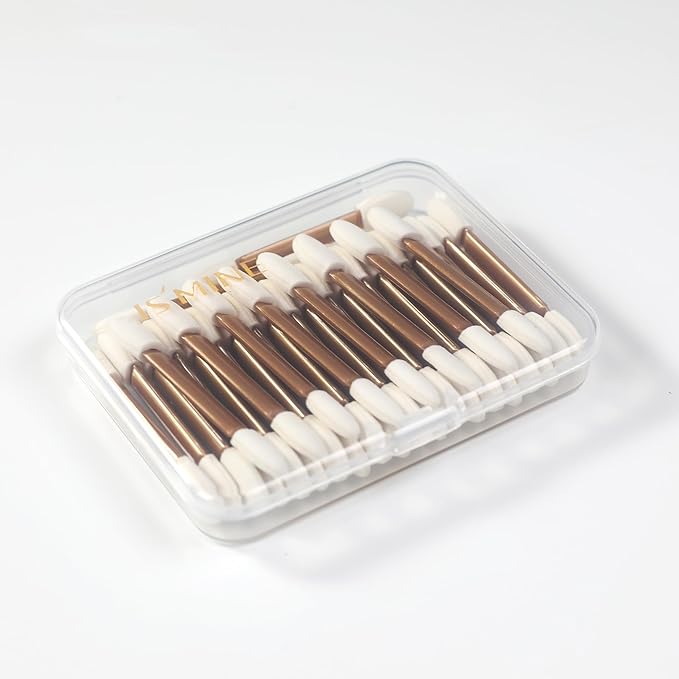 IS'MINE Eyeshadow Applicators, 30pcs Double Sided Disposable Eyeshadow Brush 2.4 Inch Makeup Applicator