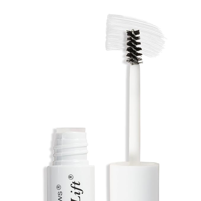 Billion Dollar Brow Lift - Clear Ultra-Hold Eyebrow Gel for Laminated Brow Look - Flake-Free Extreme Long-Wear Brow Glue and Sculpting Wax with Built-in Spoolie Brush - Vegan