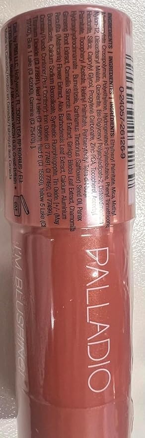 Palladio I'm Blushing 2-in-1 Cheek and Lip Tint, Buildable Lightweight Cream Blush, Sheer Multi Stick Hydrating formula, All day wear, Easy Application, (Peach)