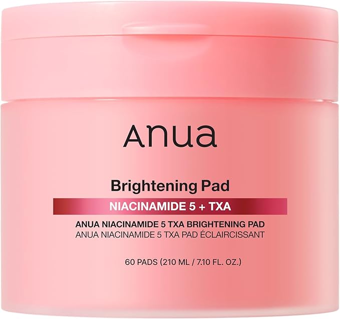 Anua Niacinamide 5 TXA Toner Pads, Under Eye Brightener with Tranexamic Acid & Peptides, dark spot corrector for Hyperpigmentation, korean skin care, 60 Pads