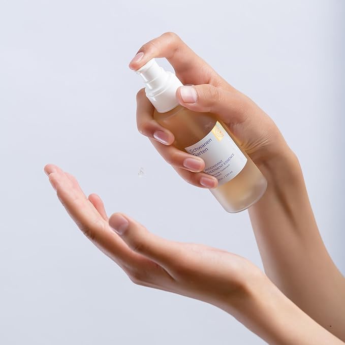 Schwanen Garten Antioxidant Treatment Essence, Skin Balancing Toner for face with Centella Asiatica, Hydrating, Soothing, Korean Skin Care 4.06 fl.oz 120ml