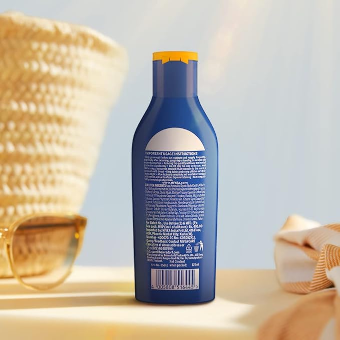 Nivea Sun Moisturising Lotion SPF 30 | 4.23 fl Oz |125ml
