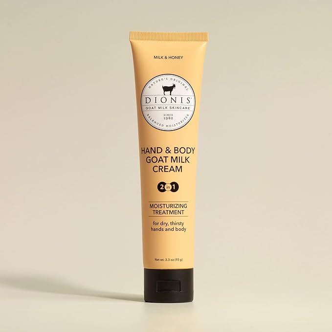 Dionis Goat Milk Hand & Body Cream Milk & Honey 3.3oz (Pack of 1)