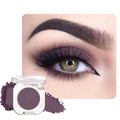 WanTuoluo Eggplant Matte Eyeshadow Palette for Women, Single Monochrome Eye Shadow Makeup, Shiny Pressed Powder, Blendable Natural sombras para ojos, Holographic,Vegan,Travel -15