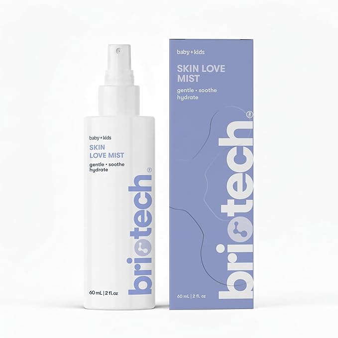 Briotech Baby Skin Spray | Gentle Hypochlorous Acid Mist for Soothing, Calming & Cleansing Delicate Skin | Pediatrician-Approved, Added Fragrance-Free | 2 oz