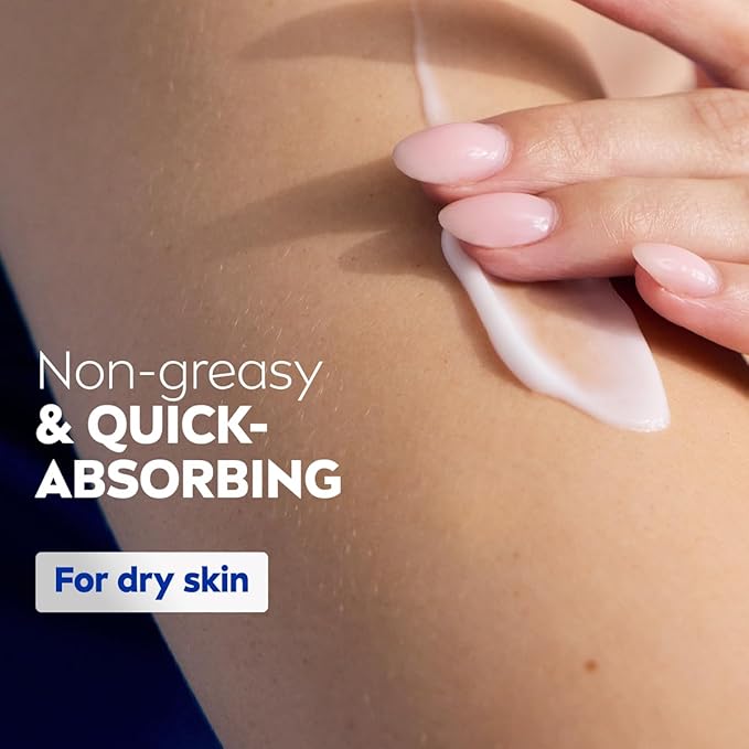 NIVEA Shea Nourish Body Lotion for Dry Skin with Hyaluronic Acid, Shea Butter and Deep Nourishing Serum, 48-Hour Body Moisturizer, 33.8 Fl Oz Pump Bottle