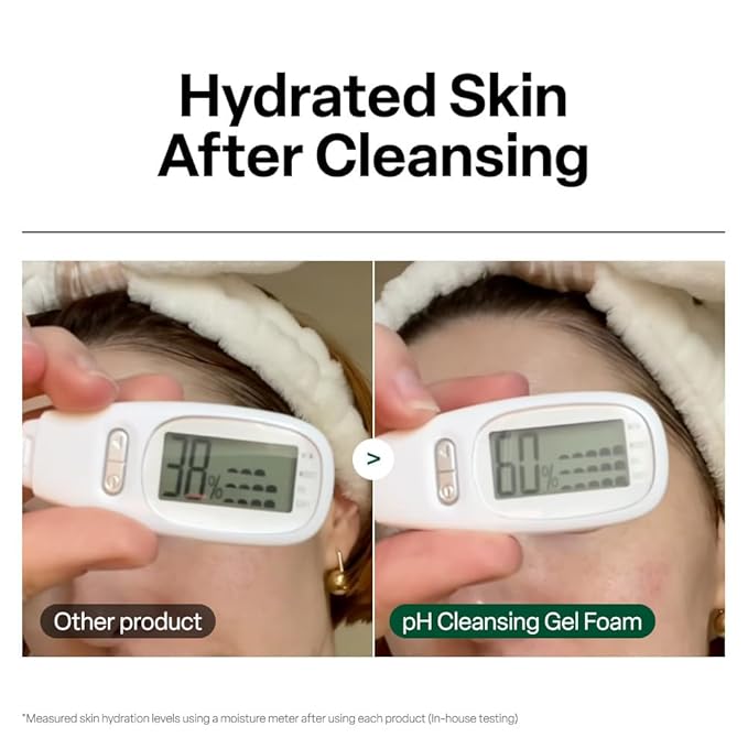 Dr.G pH Cleansing Gel Foam - Everyday Gentle Face Cleanser for All Skin Types - pH-Balanced - Hydrating - Deep Pore Cleansing - Safe for Daily Use on Sensitive Skin - Korean Skincare - 6.76 fl oz
