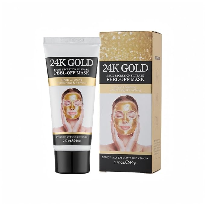 24K Gold Collagen Overnight Wrapping Face Mask – Hydrating & Firming Peel-Off Collagen Face Mask for Elasticity, Radiance & Smooth Skin – 2.12 fl.oz, Suitable for All Skin Types