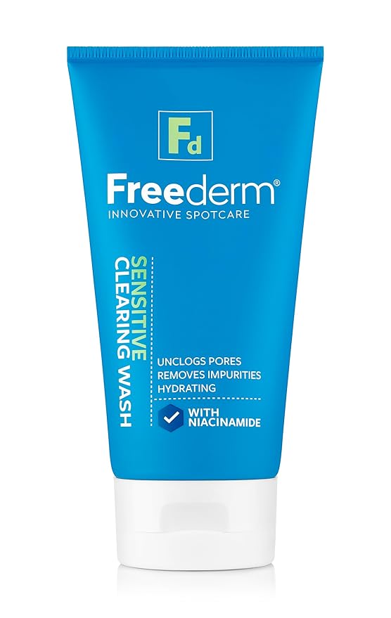 FREEDERM Sensitive Clearing Face Wash with Niacinamide, 150ml