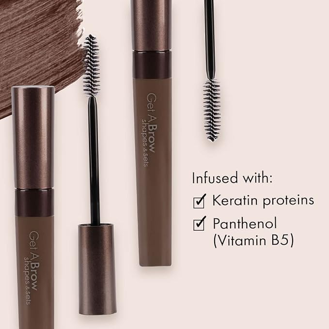 Sorme Cosmetics Get A Brow Gel, Dark Brown, 0.4 Ounce