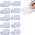 10 Pairs Dry Feet Healing Socks for Men and Women Lotion Moisturizing Socks Spa Overnight Absorbing for Dry Cracked Feet (Under Size 6, Count, 20.0)