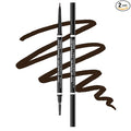 Brow Pencil, 2 Pcs Precision Espresso Eyebrow Pencil Defines, Creates Full, Natural-Looking Micro Eyebrow Pencils for Women, Eyebrow Makeup
