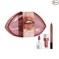 Huda Limited Edition Pink Kit Juicy Bombshell Lip Duo - Lip Pencil and Lip Gloss - Travel Size