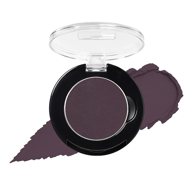 Refillable Eyeshadow Palette - Matte/Glitter/Duo-Chrome Pressed Powder & Cream Formula, Neutral/Shimmer/Smokey Multichrome, Travel-Friendly Iron Pan Refills (Matte, D84)