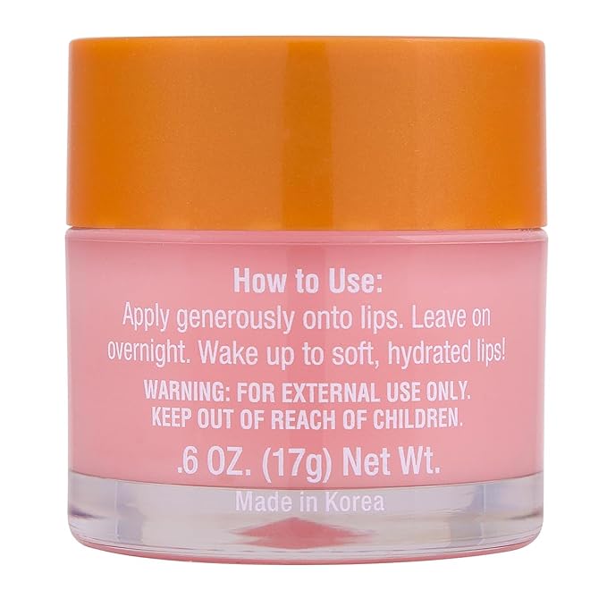 Tree Hut Watermelon Overnight Lip Mask, Hydrating Lip Treatment, Leave On Overnight for Soft, Smooth Lips, 0.6 oz
