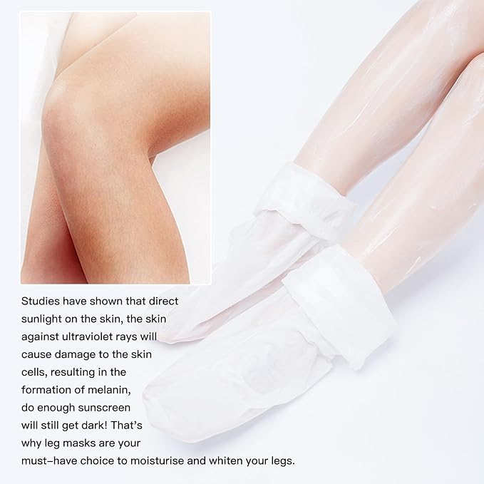 3 Pairs Hydrating Long Leg Feet Mask,Long Leg Feet Masque,Feet Peeling Mask,Moisturizing Nourishing Exfoliating Foot Mask for Women