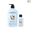 Hempz Triple Moisture Body Moisturizer 17 Oz & Whipped Body Creme with Hemp Seed Oil for 24-Hour Hydration