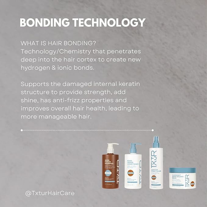Bond Repair Conditioner For All Textured Hair Types, Hydrates, Smooths & Detangles While Providing Protection To Your Curls From Future Damage, 12 Fl Oz