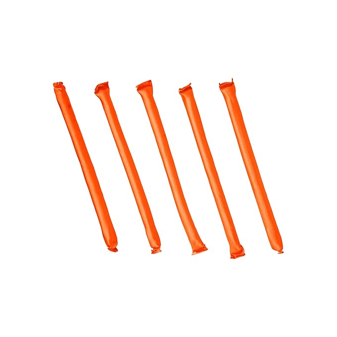 Red by Kiss Satin Flexi Heatless Curling Rods, Damage Free & Frizz Free No Heat Soft Curls, Silky Satin to Prevent Breakage, Comfortable Pin-Free Styling, Gentle Rollers for All Hair Types