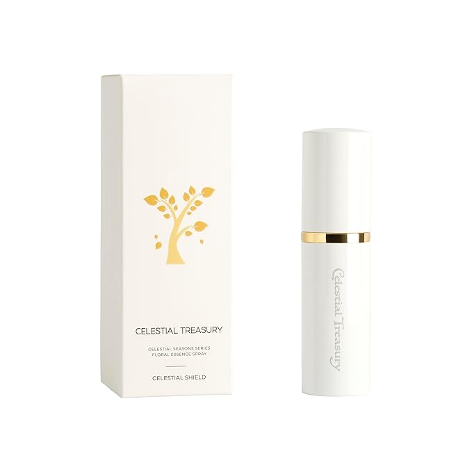 Blessed Floral Essence Spray - Distilled Liquid from Five Elements Vitality Aqua with Sacred Plant Concoction - 30ml (Celestial Shield)