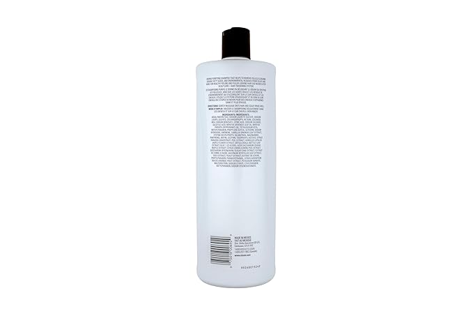 NIOXIN Scalp + Hair Thickening System 1 Shampoo| For Natural or Untreated Hair with Light Thinning| With Niacinamide and Biotin| 33.8 Fl oz.,(Pack of 2)