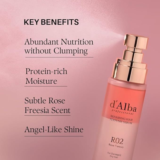 d'alba Piedmont Italian White Truffle Professional Repairing Hair Perfume Serum Fragrance (3.38 fl oz)