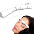 Guapa Eyebrow Ruler Stencils， Mapping Brow Tools Microblading Stickers Permanmemt Makeup Eyebrow Shaping Kit Self Adhesive Measurement Ruler for Tattoo Supplies