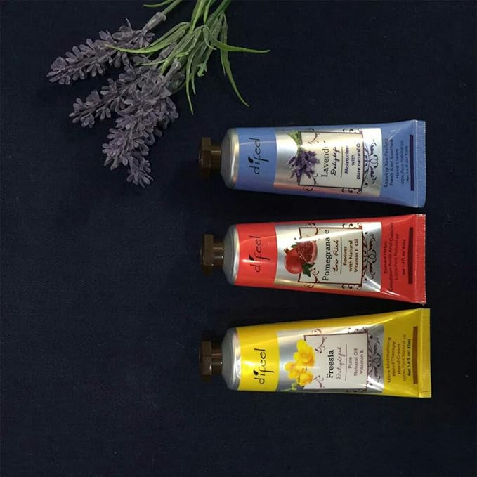 Difeel Hand Cream with Jasmine with 100% Natural Oil and Vitamin E 1.4 ounce