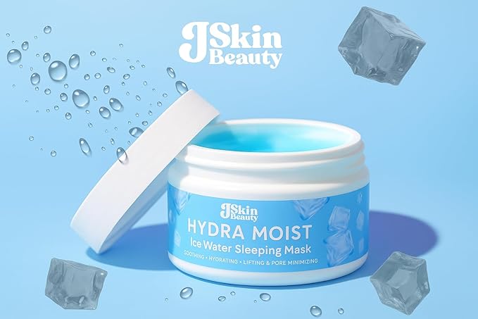 J Skin Beauty HYDRA MOIST Ice Water Sleeping Mask, 300g Fast absorbing.With cooling effect
