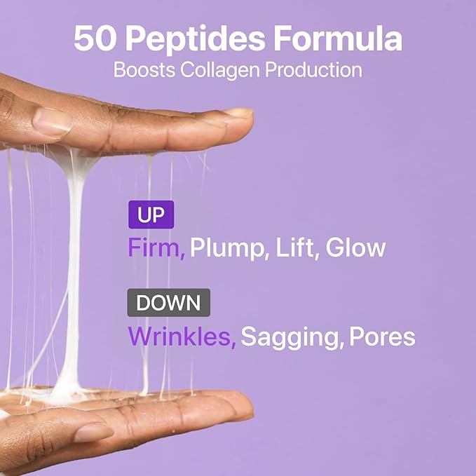 numbuzin No.9 NAD+ Peptide Lifting Serum for Face and Body, Firming & Wrinkles, 50 Peptide Essence for Sagging Skin, Fine Lines & Elasticity, Hydrating & Tightening Formula,1.01 Fl Oz