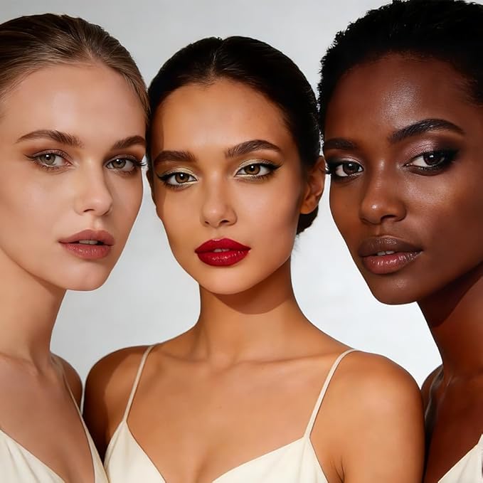 All-in-One Baked Eyeshadow Palette,Face & Eye Makeup with Highlighter Blush Contour,Soft Neutral Low-Saturation Tones,Smooth Blendable Buildable, Long-Lasting Natural Glow,Paleta de Sombras de Ojos 02