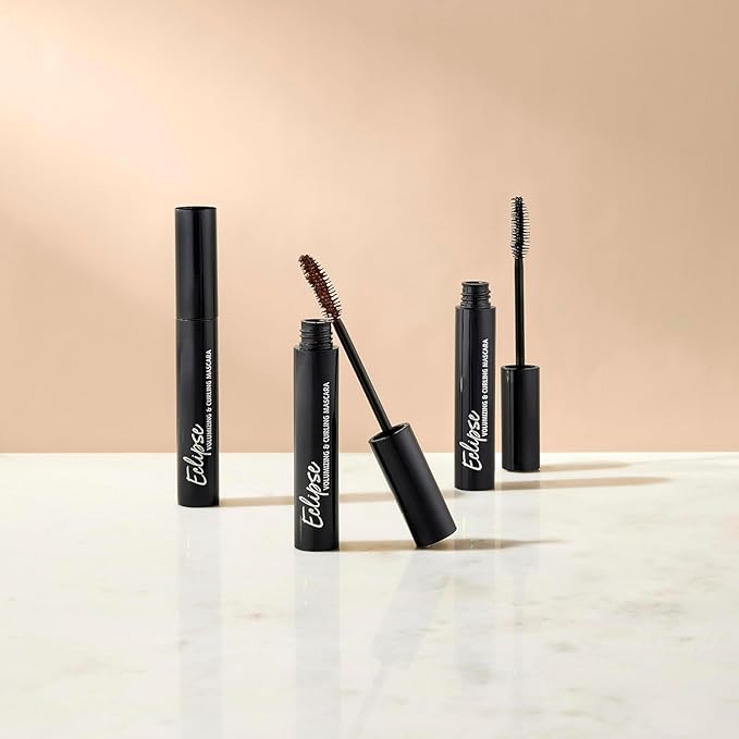 Lune+Aster Eclipse Volumizing & Curling Mascara - Brown - Volumizing & curling vegan tubular mascara that won't smudge, yet removes easily with warm water