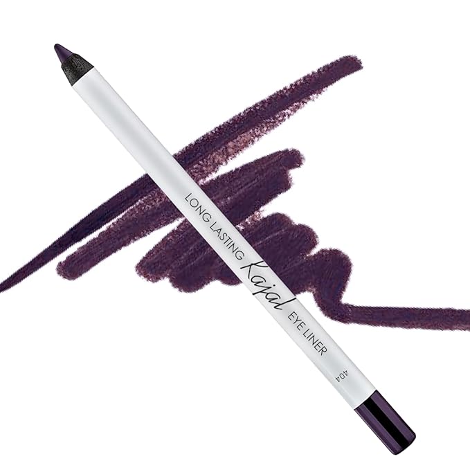 Lamel No Smudge Gel Eyeliner - Violet - Waterproof Eyeliner Pencil - 10-Hour Wear, Sharpenable, Contact Lens Friendly, Vegan - Creamy & Sweat Proof Pencil - Highly Pigmented - 404 Shade