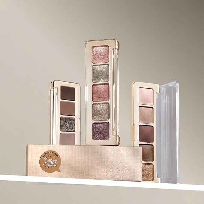 Erinde Beige Taupe Champagne Bronze Brown Eyeshadow Palette, Matte & Shimmer Nude Neutral Eye Shadow Palettes Blendable Long-Lasting Eye & Contour Makeup Palette for Blue, Green Brown Eyes, 03