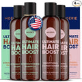 Moerie Hair Growth Shampoo and Conditioner for Women and Men, Hair Loss Solution with Biotin and Rosemary, Thickening Shampoo and Conditioner for Thinning Hair – Promotes Regrowth, Double Set