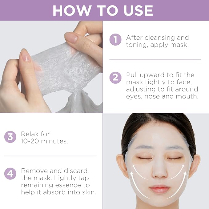 Mediheal Official Best No.1 Korean Sheet Mask - HPA Ampoule Face Mask 10 Sheets for Smoothing, and Instant Glow with LHA & PHA