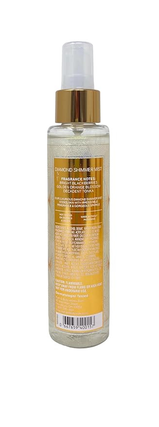 Bath & Body Works Touch of Gold Diamond Shimmer Mist, Moisturizing Body Wash, Ultimate Hydration Body Cream and Daily Nourishing Body Lotion with a Natural Oats Bar