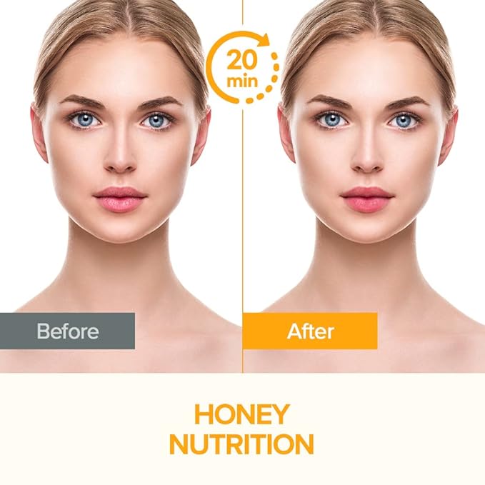 JMsolution Honey Luminous Royal Propolis Mask Plus (10 Sheets, 30ml Each) | Propolis, Honey & Royal Jelly | Deep Nourishing & Glow Korean Sheet Mask | Hydrating K-Beauty Skincare