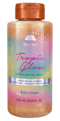 Tree Hut Tropic Glow Sparkling Gel Wash, Moisturizing & Hydrating Body Wash with Shea Butter, Warm Scent, Soft & Radiant Skin, 18 fl oz