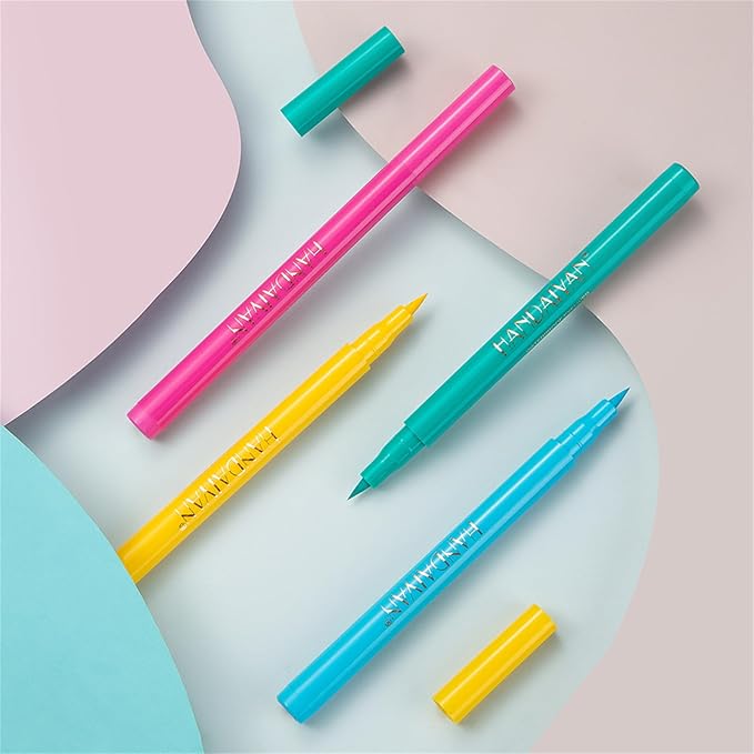 12 Colors Matte Liquid Eyeliner Set, Colorful Neon Eyeliner Pencil Rainbow Waterproof Long Lasting Matte Colorful Milti-Functional Eyeshadow Pen Mother's Day Eye Makeup Gifts for Women