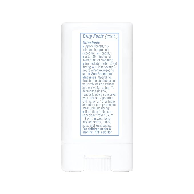 Thinksport SPF 30 Sport Sunscreen Stick with Zinc Oxide, 0.64 oz – Safe, Natural, Water Resistant Sunscreen Stick – Mineral UVA/UVB Sun Protection – Reef Safe Sunscreen