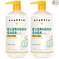 Alaffia Conditioner, Vanilla Mint 2-Pack – EveryDay Shea Sulfate-Free Conditioner with Shea Butter and Coconut Oil, 32 Oz Ea