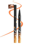 Colored Liquid Eyeliner Pen, Orange Waterproof Waterline Matte Eye Liner Pencil, High Pigmented Long Lasting Quick Drying Colorful Eyeliner Pencils for Women, Valentine’s Day Eye Makeup Gifts-04