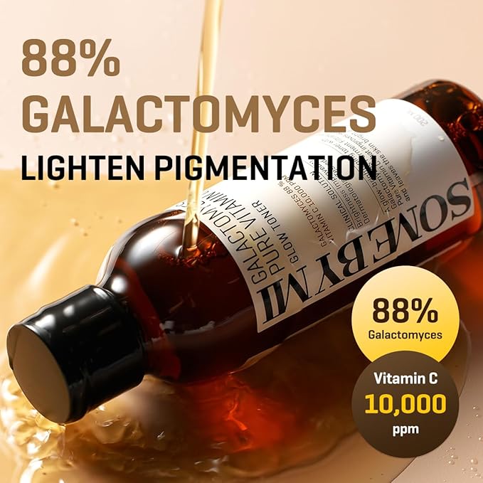 SOME BY MI Galactomyces Pure Vitamin C Glow Toner - 6.76Oz, 200ml - Korean Daily Vitamin C Face Toner for Skin Brightening - Glass Skin Routine with Skin Texture, Elasticity Care - Korean Skin Care